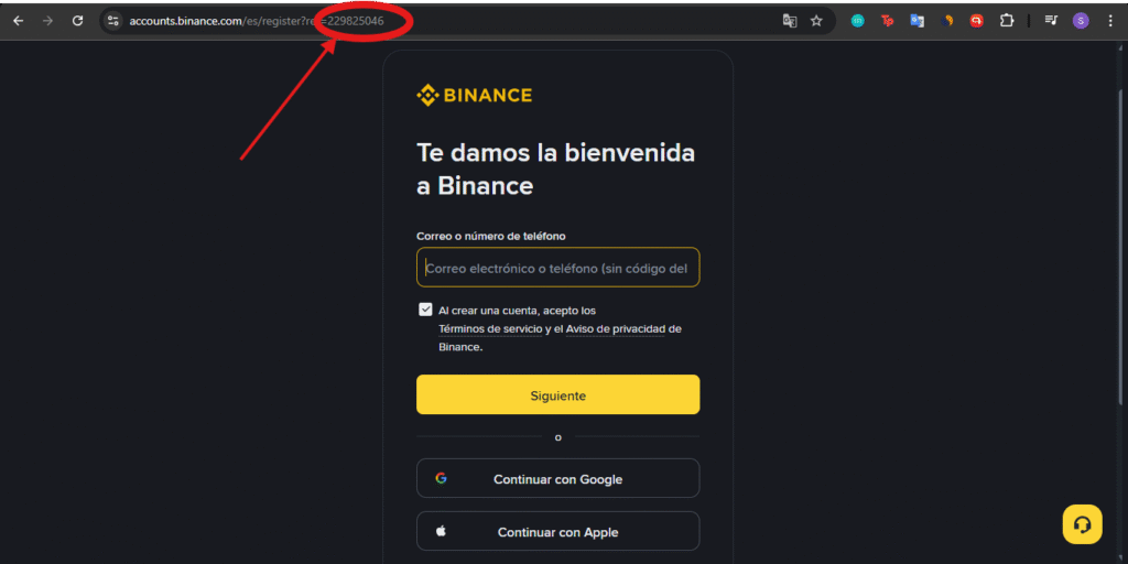 Programa de Afiliados Binance